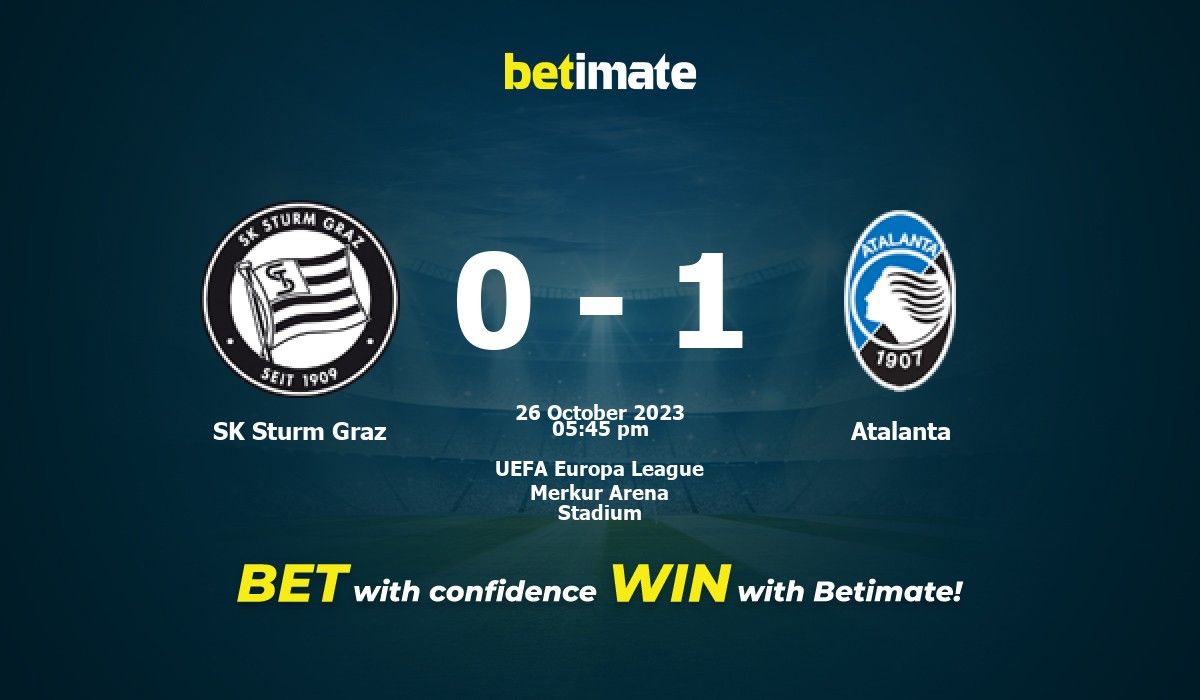 Pronostico Atalanta-Sturm Graz, statistiche e consigli per la partita