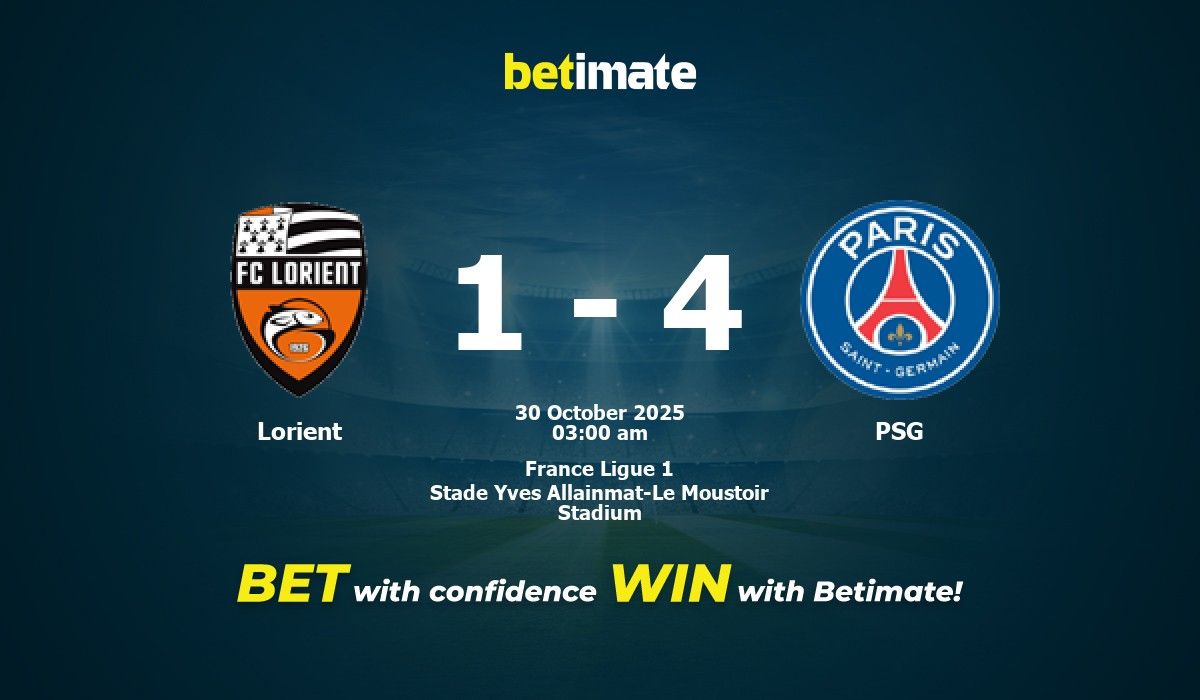 로리앙 vs PSG 프리뷰
