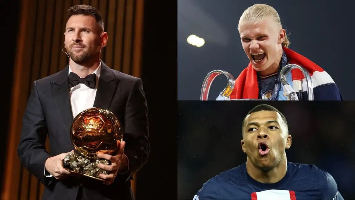 Haaland, Mbappé e Messi vão disputar o troféu de melhor jogador do