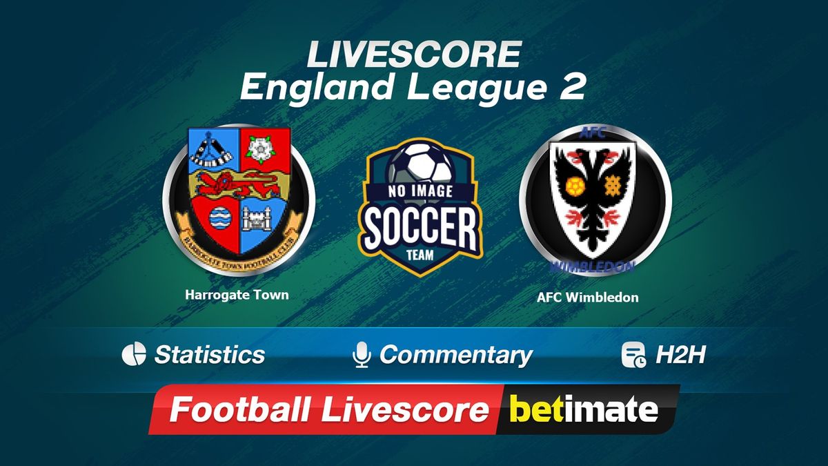 Harrogate Town vs AFC Wimbledon livescore 03 Oct 2023 - Live football ...
