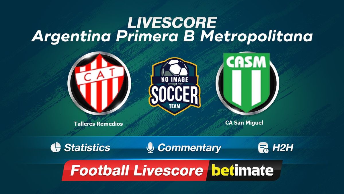 Talleres Remedios vs CA San Miguel Live Commentary & Result,  10/16/2023(Argentina Primera B Metropolitana)