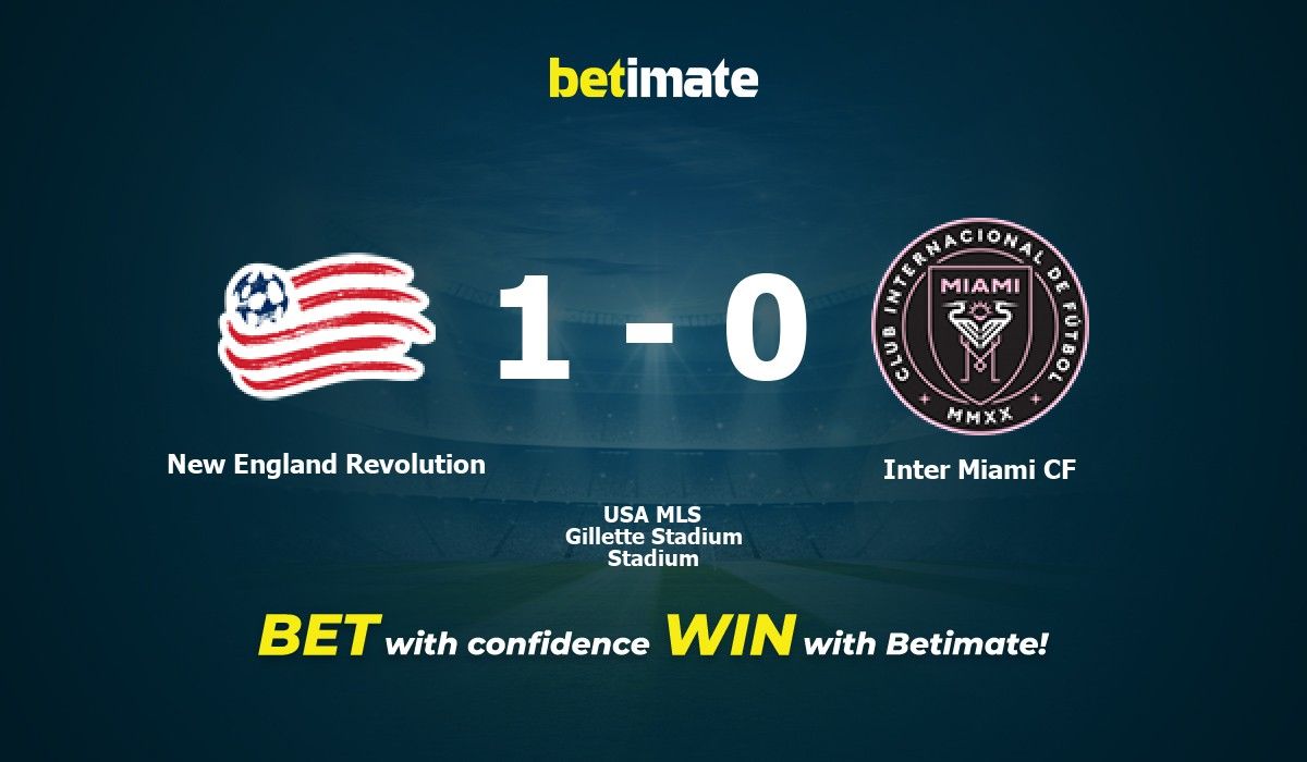 New England Revolution vs Inter Miami CF Prediction, Odds & Betting