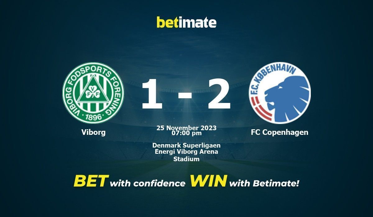 vs FC Kopenhaga przewidywania, kursy i typy bukmacherskie 25.11.2023
