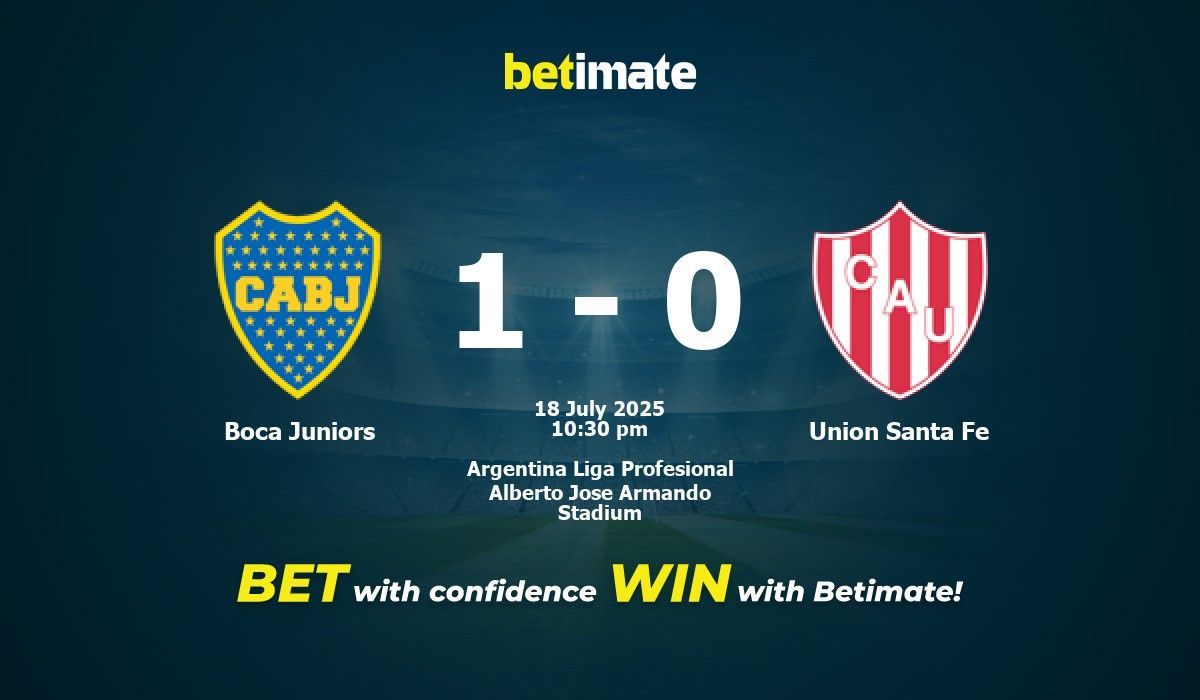 Palpite, odds e dicas de apostas para Boca Juniors x Union Santa Fe ...