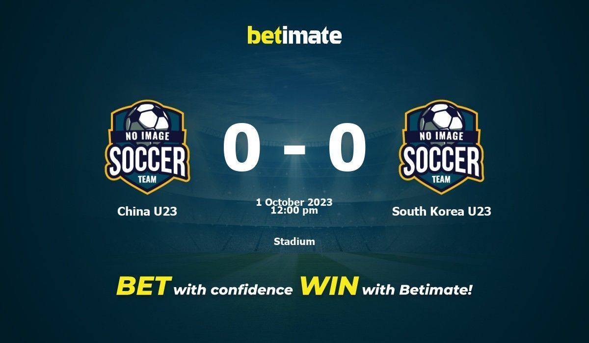 China U23 vs Coreia do Sul U23 Prognóstico, Odds e Dicas de Apostas 10