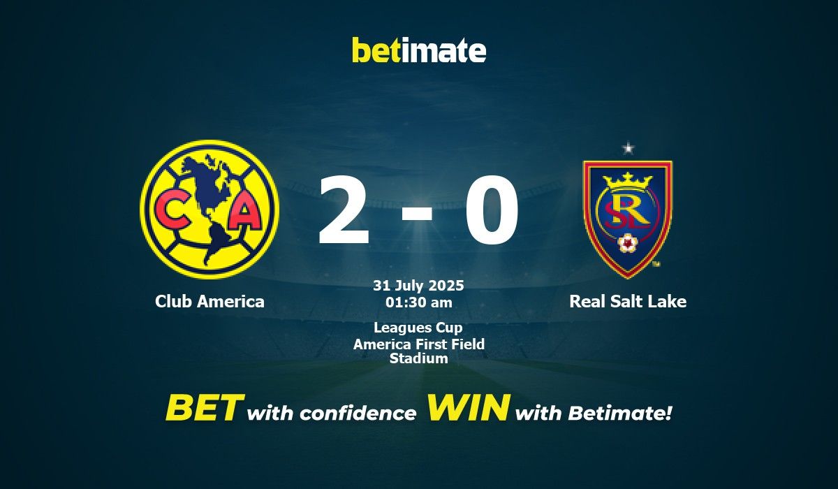 Palpite Probabilidades E Dicas De Apostas Para Club America X Real Pt Club America Vs Real Salt Lake Prediction 1753740895