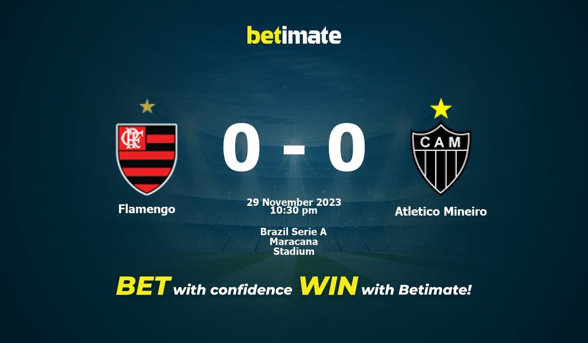 Flamengo x Atlético Mineiro ao vivo Agora 29/11/23