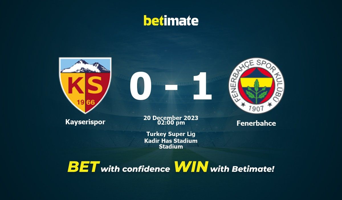 A Battle between Fenerbahçe and Sivasspor: A Clash of Football Titans