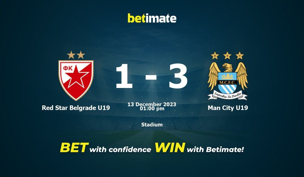 Palpite Estrela Vermelha Belgrado x Manchester City x Champions League  13/12/2023