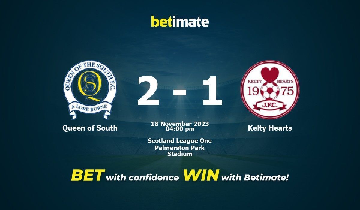 Queen of South vs Kelty Hearts förutsägelse, odds och vadslagning 2023