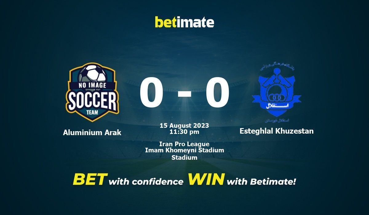 Soi k o d o n Arak vs Esteghlal Khuzestan ng y 15 08 2023