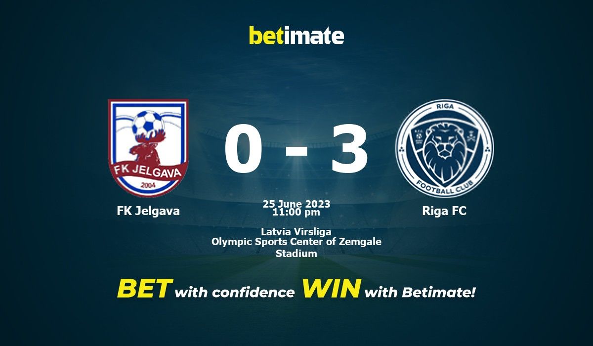 Soi kèo FK Jelgava vs Riga FC ngày 25/06/2023 cùng daga.vip
