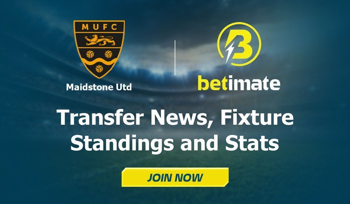 Maidstone Utd Fixtures, tables & standings, players, stats and news