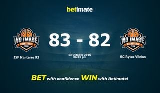 JSF Nanterre 92 vs BC Rytas Vilnius Basketball Prediction, Odds & Betting Tips 10/13/2026