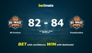 KK Partizan vs Panathinaikos Basketball Prediction, Odds & Betting Tips 10/13/2026