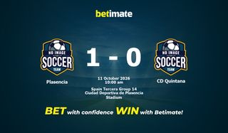 Plasencia vs CD Quintana Prediction and Odds, 11 October 2026