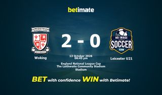 Woking vs Leicester U21 Prediction and Odds, 13 October 2026