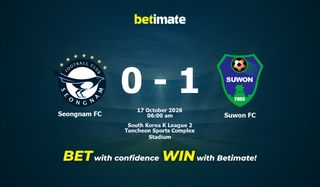 Pronostic et cotes du match Seongnam FC contre Suwon FC, 17 octobre 2026