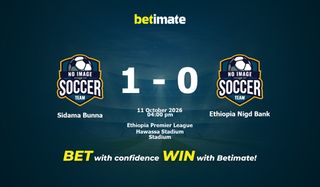 Sidama Bunna vs Ethiopie Nigd Bank Prédiction et cotes, 11 octobre 2026