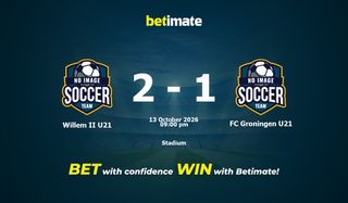 빌렘 II U21 대 FC 흐로닝언 U21 경기 예측 및 배당률, 2026년 10월 13일