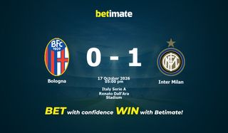 Prognoza meczu Bologna vs Inter Mediolan, 17 października 2026 r.