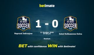 Nhận định và tỷ lệ kèo Naprzod Jedrzejow vs Sokol Kolbuszowa Dolna, ngày 11 tháng 10 năm 2026