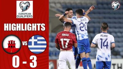 Resultado final Gibraltar vs Grécia, resultado (Qualificação para o Euro): A conquista grega