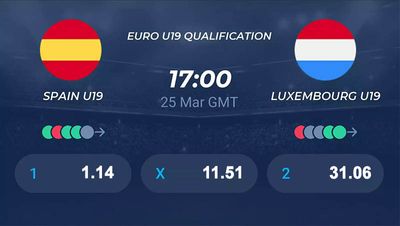 Prognóstico, Odds e Dicas de Apostas Spain U19 x Luxembourg U19 25/03/2023