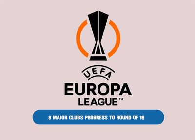 8 Major Clubs Progress to Round of 16 in Europa League 2022/23