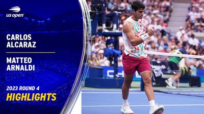 Alcaraz vs. Arnaldi tennisottelun kohokohdat (3-0) – US Open 2023