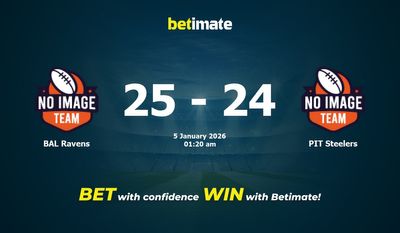 BAL Ravens vs PIT Steelers American Football Prediction, Odds & Betting Tips 01/05/2026