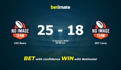 CHI Bears vs DET Lions American Football Prediction, Odds & Betting Tips 01/04/2026