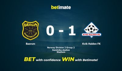 Baerum vs Kvik Halden FK Prognozy, kursy i typy bukmacherskie 06.10.2023
