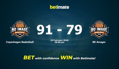 Copenhagen Basketball vs BK Amager Basketball Prediction, Odds & Betting Tips 02/19/2026