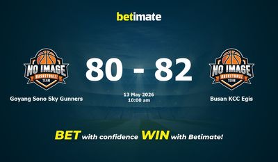 Goyang Sono Sky Gunners vs Busan KCC Egis Basketball Prediction, Odds & Betting Tips 05/13/2026