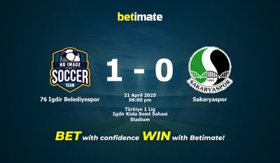 76 Igdir Belediyespor vs. Sakaryaspor Vorhersage, Quoten und Wetttipps 21.04.2025