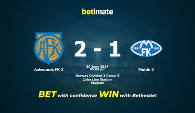 Aalesunds FK 2 vs. Molde 2 Vorhersage, Quoten und Wetttipps 20.06.2024