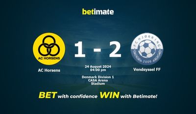 AC Horsens gegen Vendsyssel FF Vorhersage, Quoten und Wetttipps 24.08.2024