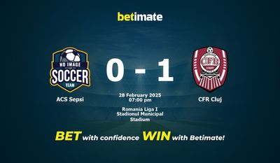 ACS Sepsi vs. CFR Cluj – Vorhersage, Quoten und Wetttipps – 28.02.2025