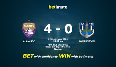 Al Ain SCC vs. Auckland City Vorhersage, Quoten & Wetttipps 22.09.2024