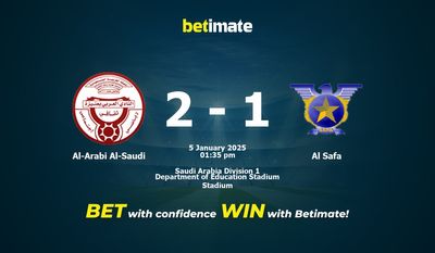 Al-Arabi Al-Saudi vs. Al Safa – Vorhersage, Quoten und Wetttipps 01.05.2025
