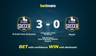 Al Arabi Umm Al Quwain gegen Masafi Vorhersage, Quoten und Wetttipps 11.06.2023