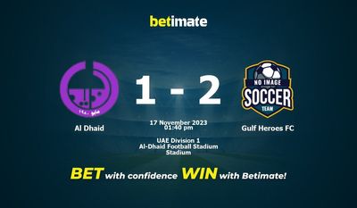 Al Dhaid gegen Gulf Heroes FC Vorhersage, Quoten und Wetttipps 17.11.2023
