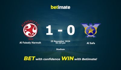Al Faisaly Harmah vs. Al Safa Vorhersage, Quoten und Wetttipps 25.11.2024