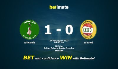 Al-Nahda vs Al Ahed Prediction, Odds & Betting Tips 11/27/2023