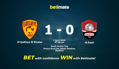 Al Qadisiya Al Khubar vs. Al Raed Vorhersage, Quoten und Wetttipps 04.02.2025