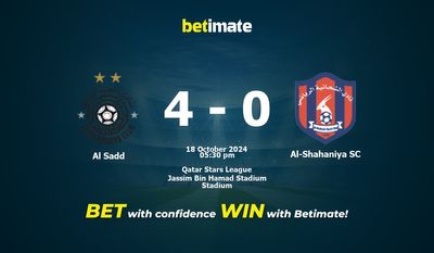 Al Sadd vs. Al-Shahaniya SC Prognose, Quoten und Wetttipps 18.10.2024
