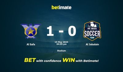 Al Safa vs. Al Jabalain Vorhersage, Quoten und Wetttipps 15.05.2024