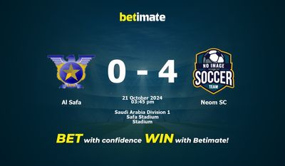 Al Safa vs. Neom SC – Vorhersage, Quoten und Wetttipps 21.10.2024