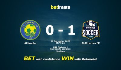 Al Urooba gegen Gulf Heroes FC Vorhersage, Quoten und Wetttipps 22.12.2023